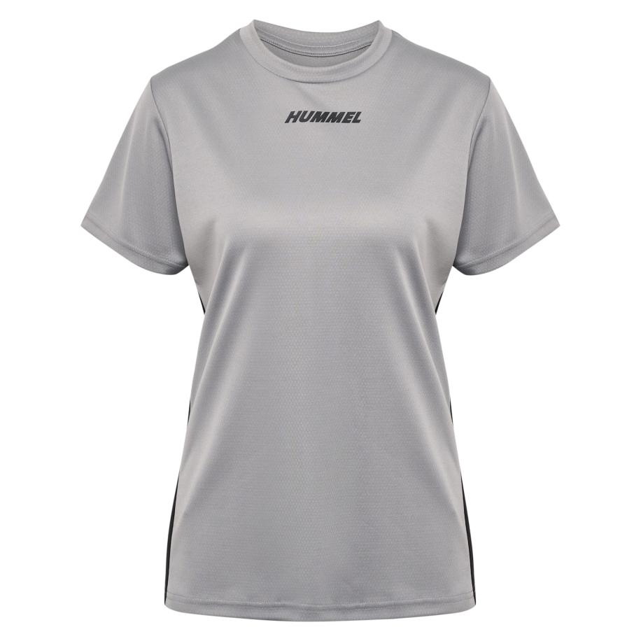 Hummel Hummel Functioneel shirt donkergrijs / zwart -