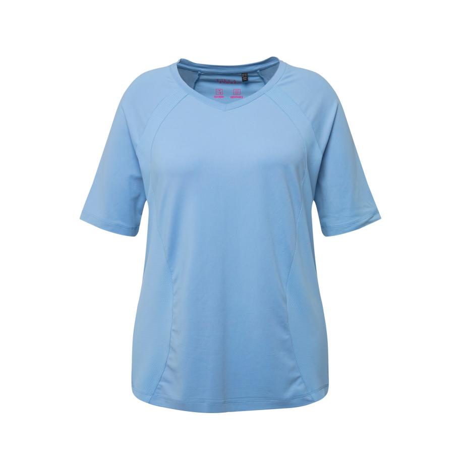 Ulla Popken Ulla Popken Functioneel shirt pastelblauw -