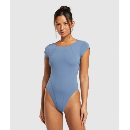 Gymshark Elevate Bodysuit Faded Blue