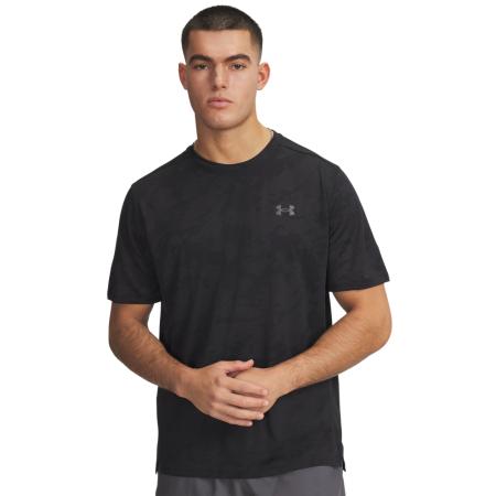 Herenshirt Under Armour Tech™ Vent JacqUnder Armourrd met korte mouwen Zwart / Anthracite / Castlerock XXL