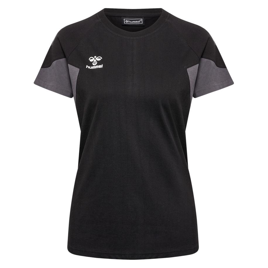 Hummel Hummel Functioneel shirt Travel grijs / zwart / wit -