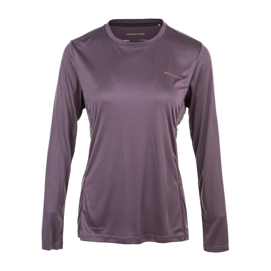 ENDURANCE ENDURANCE Functioneel shirt Milly pruim -