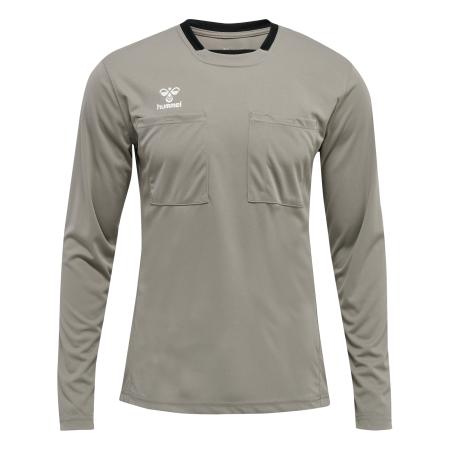Hummel Hummel Functioneel shirt Referee stone grey / zwart / wit