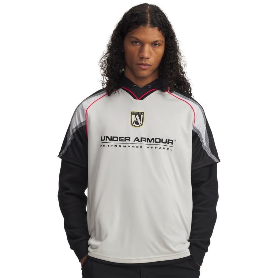 Herenjersey Under Armour 96 Terrace met korte mouwen Summit Wit / Zwart XL Wit
