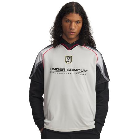 Herenjersey Under Armour 96 Terrace met korte mouwen Summit Wit / Zwart XL