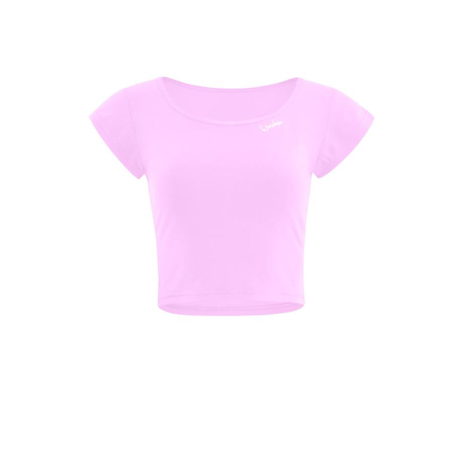 Winshape Functioneel shirt AET137LS lavendel / wit Roze