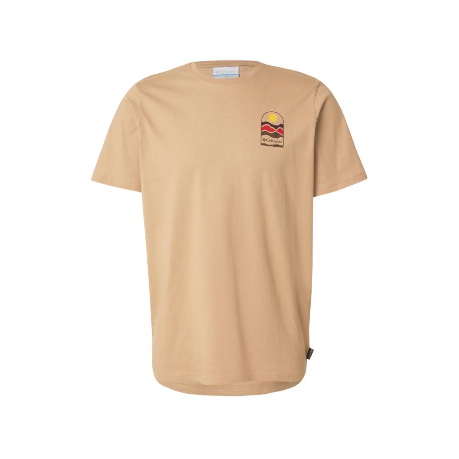 Columbia COLUMBIA Functioneel shirt Explorers Canyon cappuccino / donkerbruin / geel / rood -
