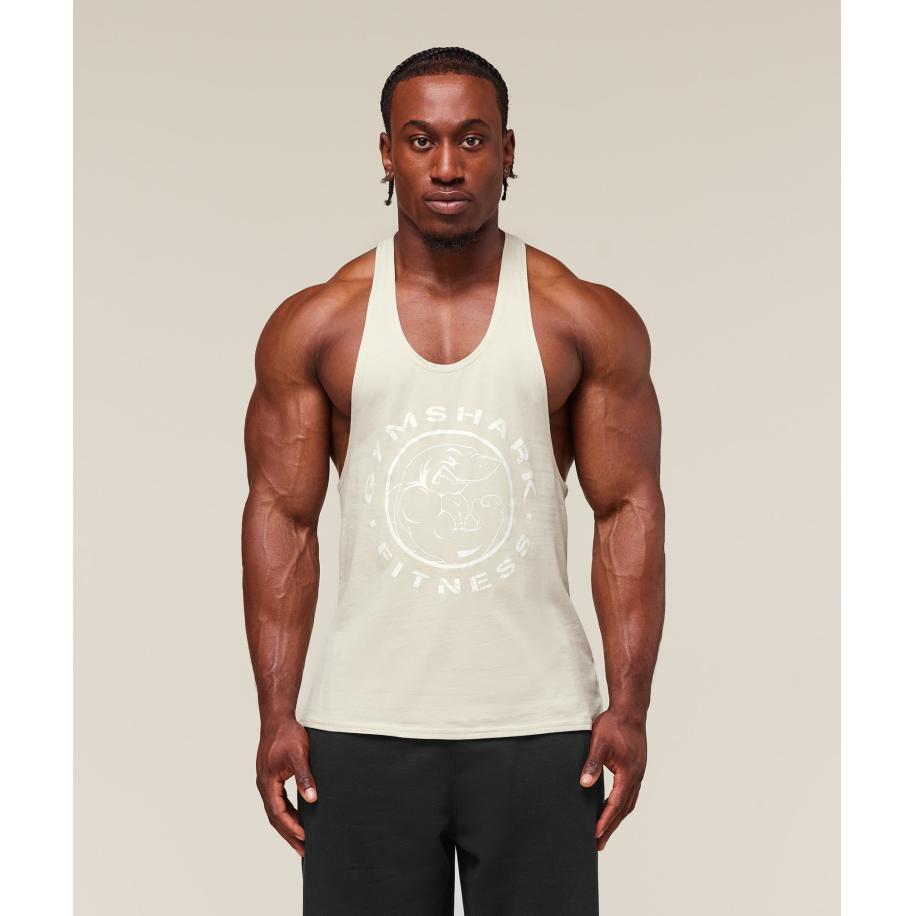 Gymshark Legacy Stringer Pebble Grey Grijs