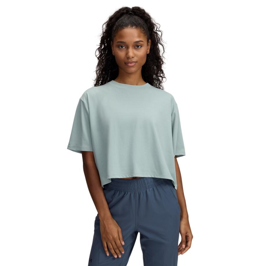 Under Armour Rival Damesshirt met korte mouwen Silica Groente / Zwart / Wit XL Groen