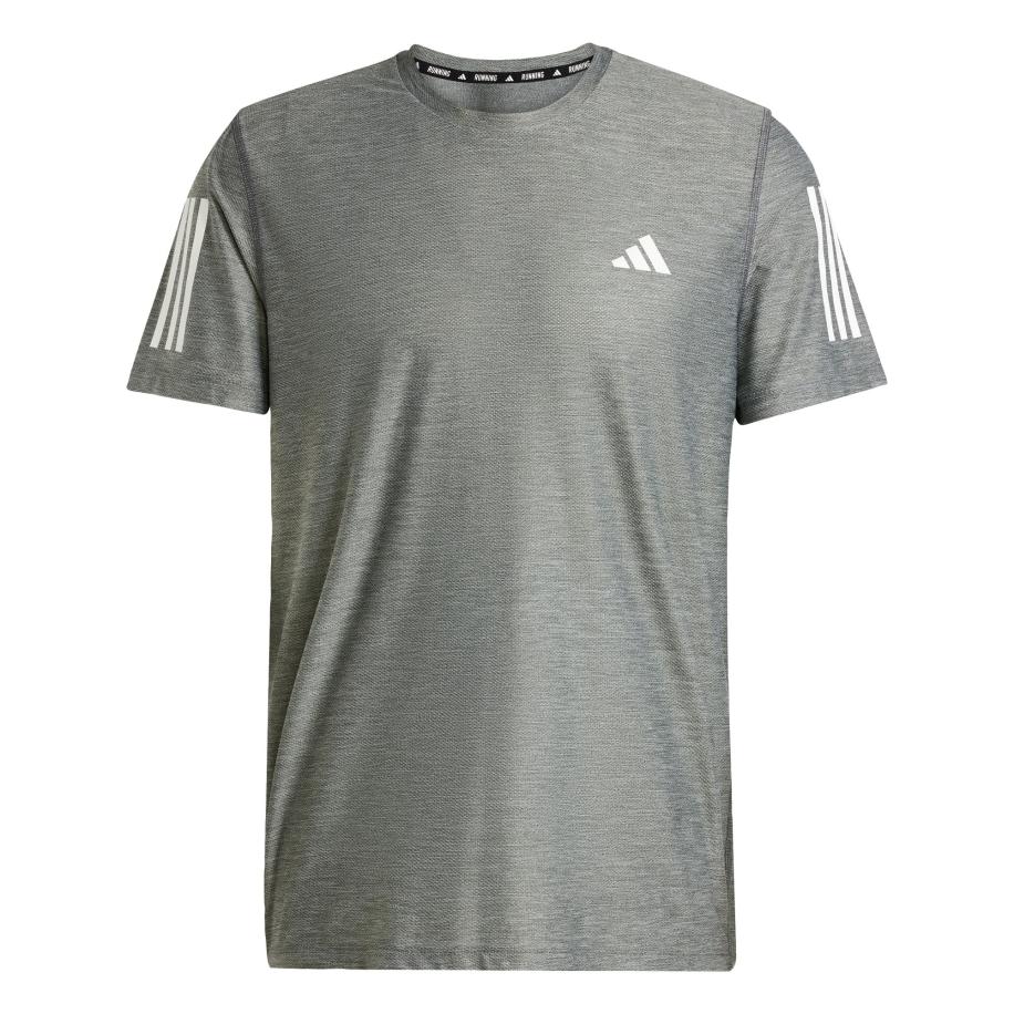 adidas Performance ADIDAS PERFORMANCE Functioneel shirt Own The Run donkergrijs / wit -