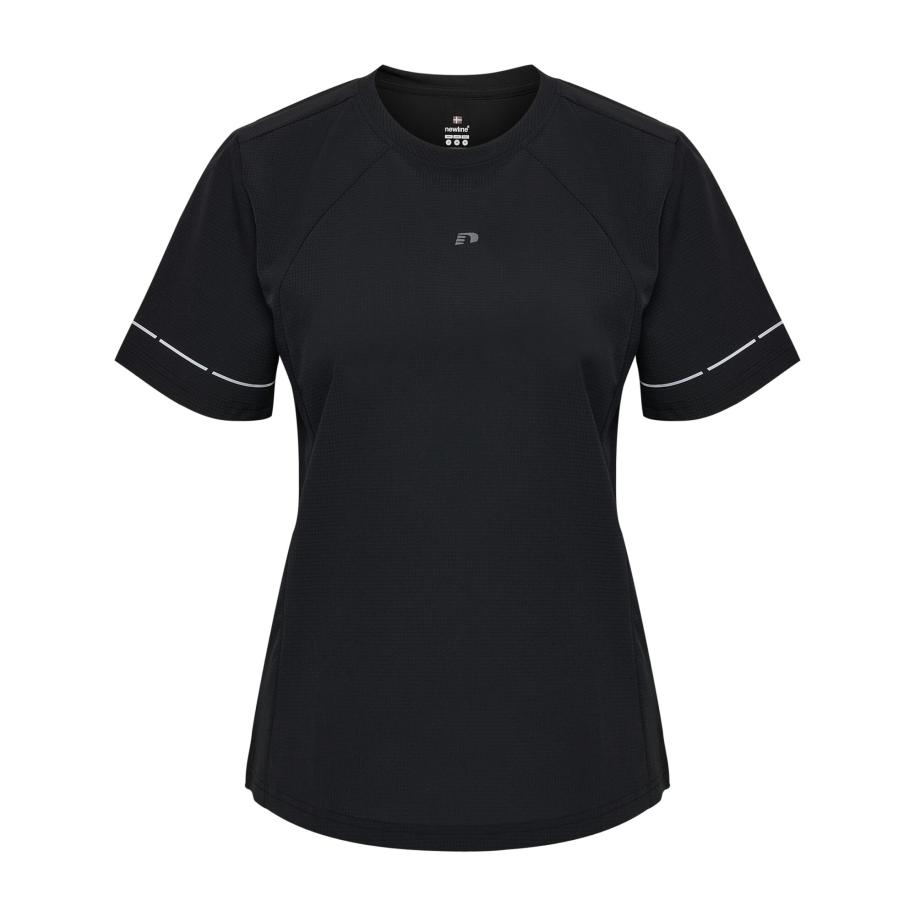 Newline Newline Functioneel shirt Breathe zwart / wit -