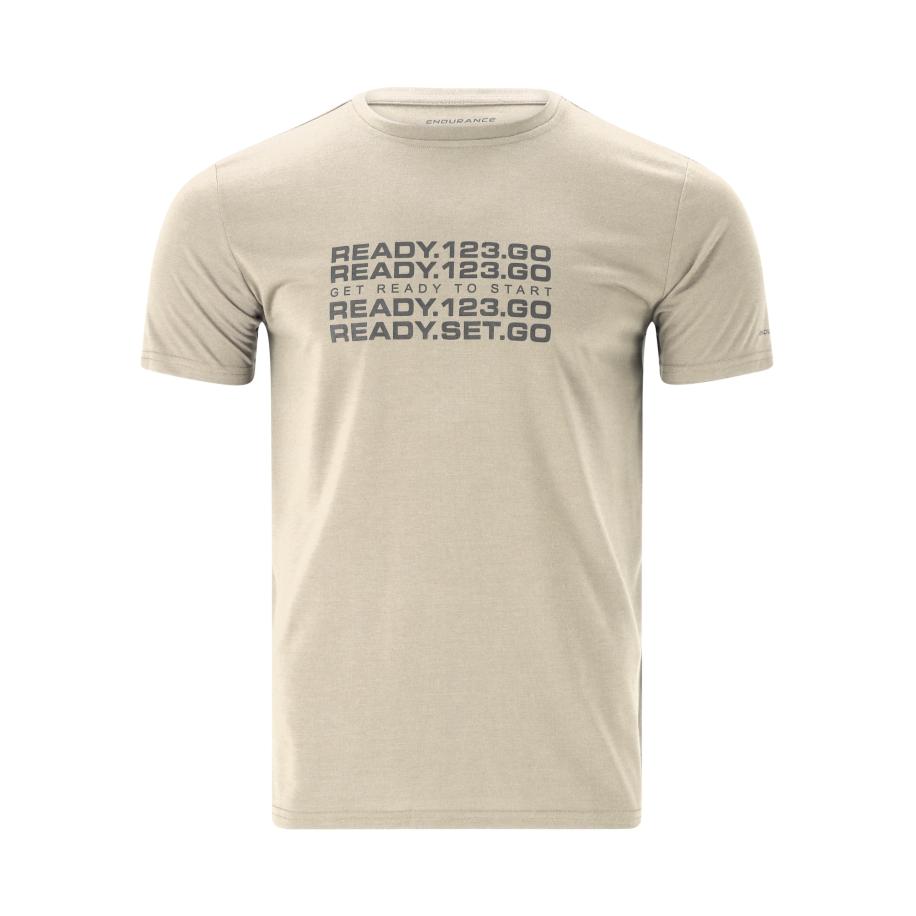 ENDURANCE ENDURANCE Functioneel shirt Paikaer beige / zwart -