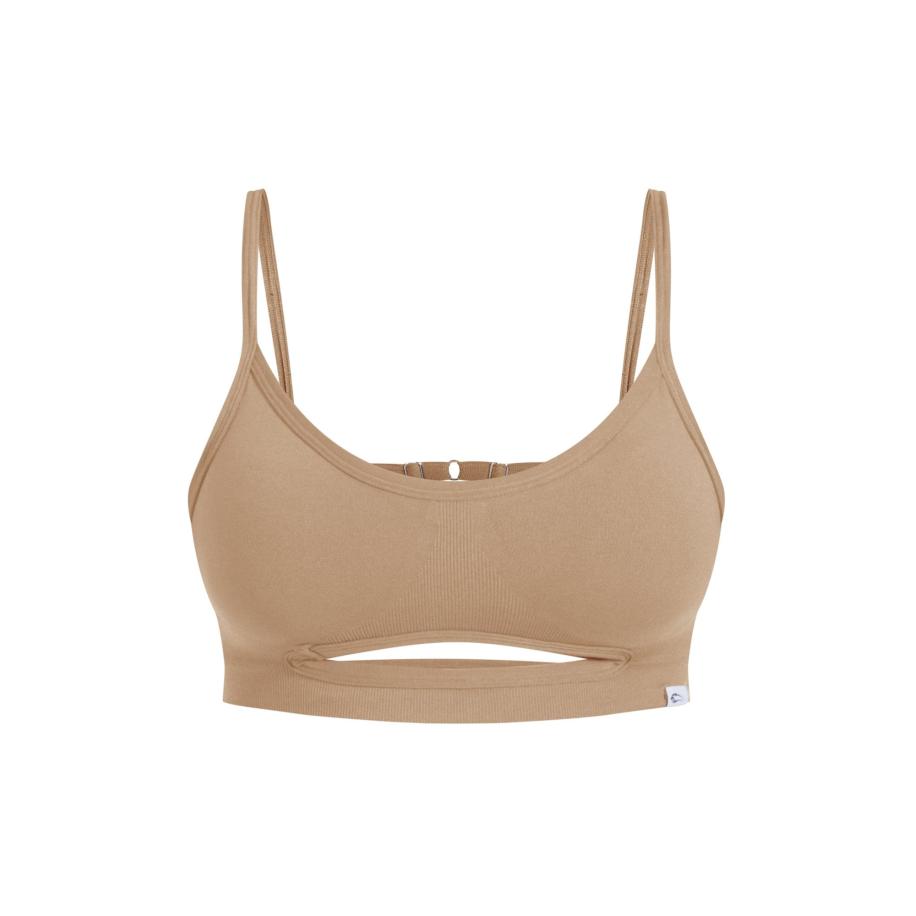 Smilodox Smilodox Sporttop Nesa lichtbruin -