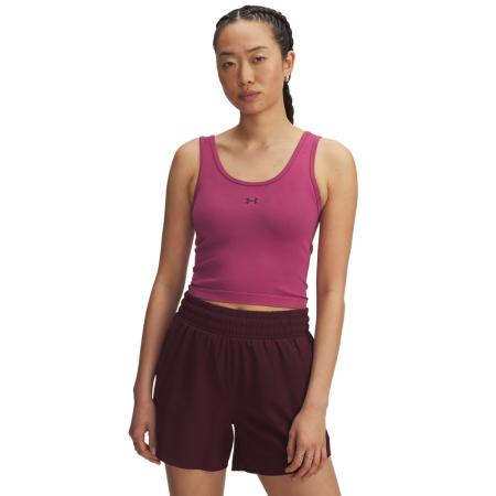 Under Armour Vanish Seamless damestanktop Fuchsia Dusk / donker kastanjebruin / donker kastanjebruin XL