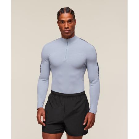 Gymshark everywear Warp Knit 1/4 Zip Pale Blue