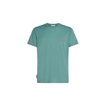 Icebreaker ICEBREAKER Functioneel shirt Tech Lite turquoise / oranje