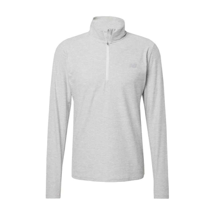 New Balance new balance Functioneel shirt Space Dye grijs / grijs gemêleerd -