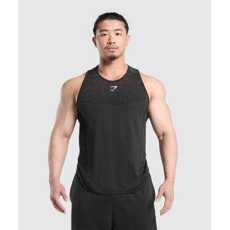 Gymshark Shadow Seamless Stringer Black