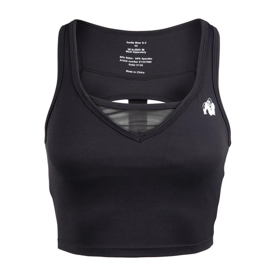 Gorilla Wear Gorilla Wear Functioneel shirt zwart / wit -