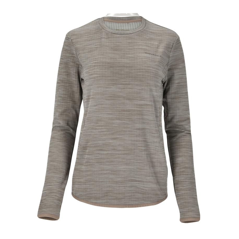 ENDURANCE ENDURANCE Functioneel shirt LEAH taupe -