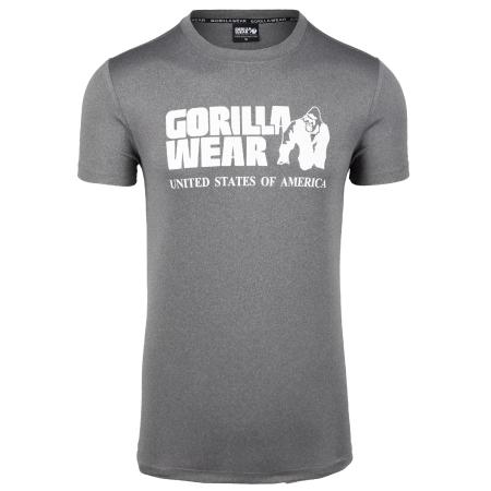 Gorilla Wear Gorilla Wear Functioneel shirt Classic grijs / bloedrood / wit