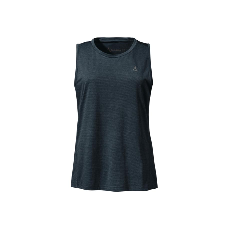 Schöffel Schöffel Functioneel shirt Tauron blauw gemêleerd / lichtgrijs -