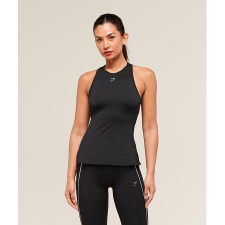 Gymshark Running Back Vent Tank Black