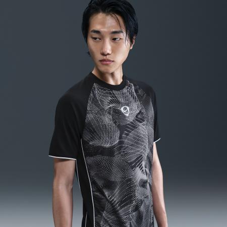 Nike Academy+ voetbaltop met Dri-FIT en korte mouwen voor heren - Grijs