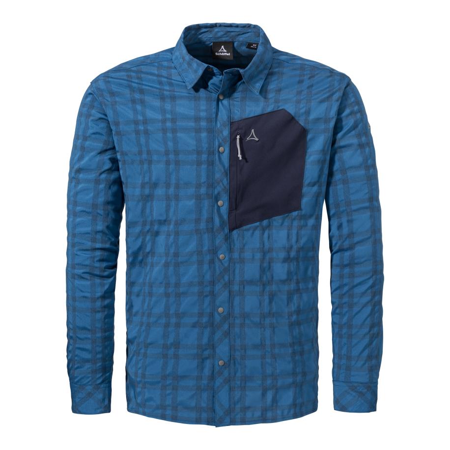 Schöffel Schöffel Functioneel overhemd Dynkur blauw / nachtblauw -