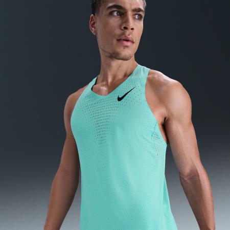 Nike AeroSwift Dri-FIT ADV hardloopsinglet voor heren - Groen