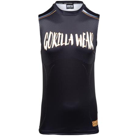 Gorilla Wear Gorilla Wear Functioneel shirt grijs / oranje / zwart / wit