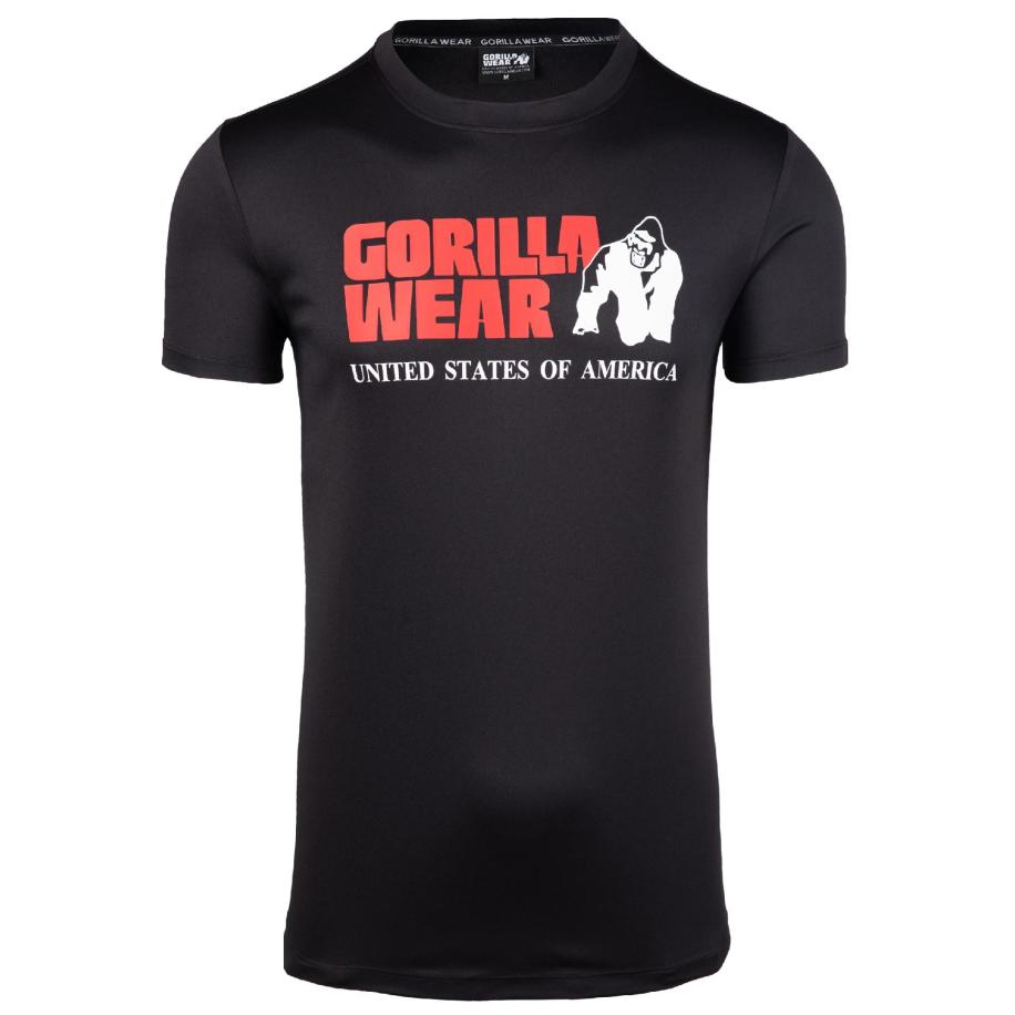 Gorilla Wear Gorilla Wear Functioneel shirt Classic bloedrood / zwart / wit -