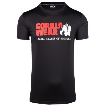 Gorilla Wear Gorilla Wear Functioneel shirt Classic bloedrood / zwart / wit