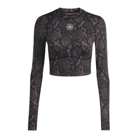 adidas by stella mccartney ADIDAS BY STELLA MCCARTNEY Functioneel shirt adidas By Stella McCartney Training Longsleeve Crop grijs / donkergrijs