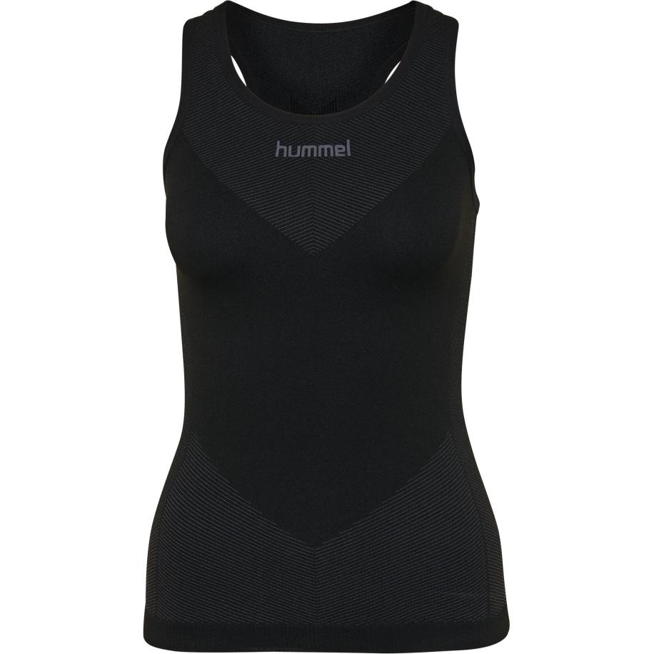 Hummel Hummel Sporttop First grijs / zwart -
