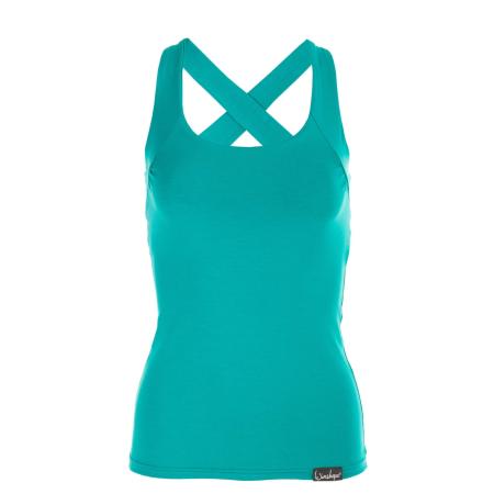Winshape Sporttop WVR25 jade groen / zwart / wit
