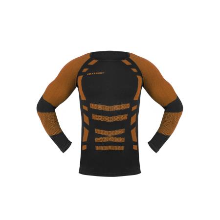 Polar Husky Polar Husky Basislaag Super Active Ride donkeroranje / zwart