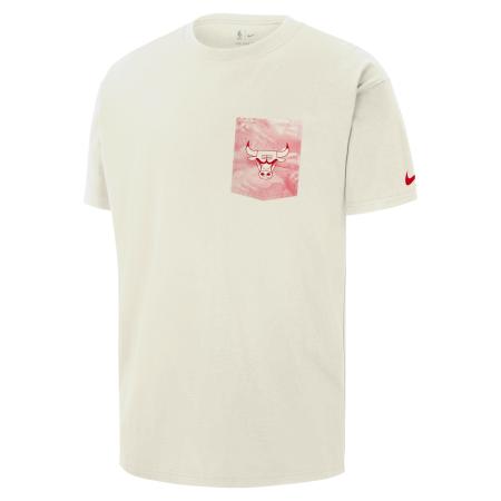 Chicago Bulls Courtside Max90 Nike NBA T-shirt voor heren - Wit