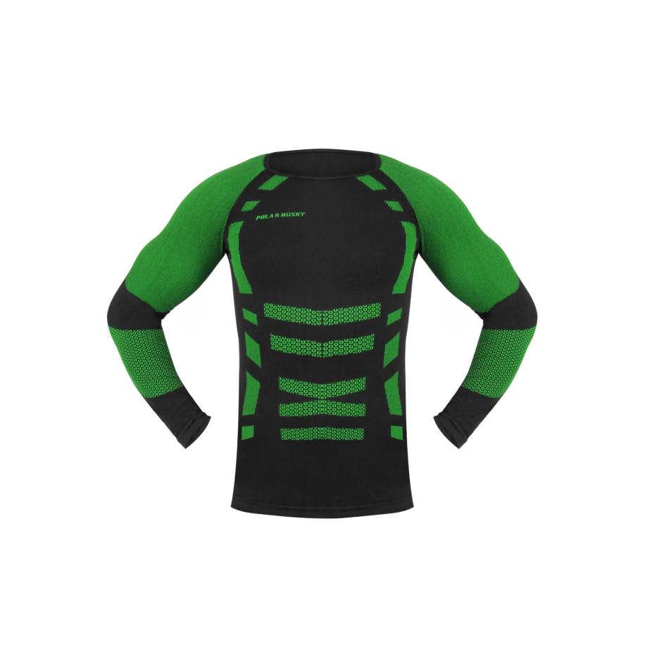 Polar Husky Polar Husky Basislaag Super Active Ride groen / zwart -