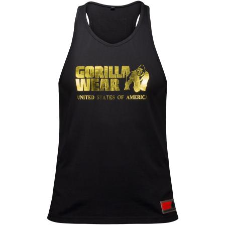 Gorilla Wear Gorilla Wear Functioneel shirt Classic goud / bloedrood / zwart