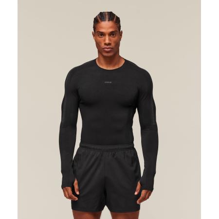 Gymshark everywear Warp Knit LS T-Shirt Black