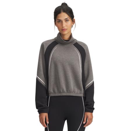 Under Armour Halo Cold Weather damestop met lange mouwen en opstaande kraag Zwart / Reflecterend XS