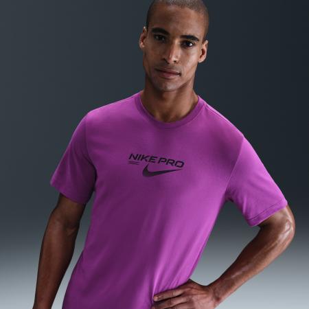 Nike Dri-FIT trainingsshirt voor heren - Paars