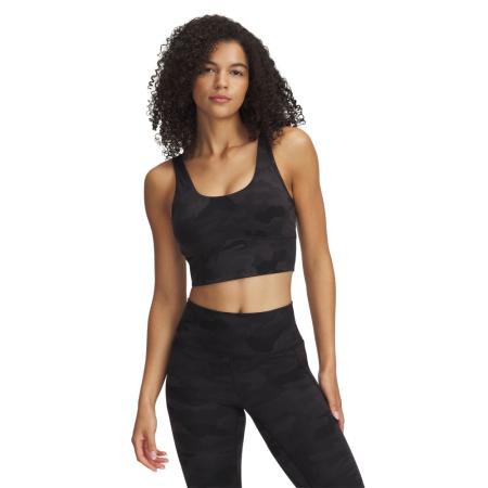Under Armour Meridian Fitted Printed Crop tanktop voor dames Zwart / Zwart L