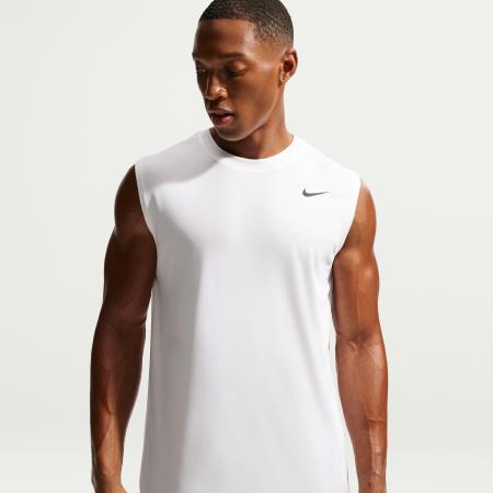 Nike Dri-FIT mouwloze trainingstop voor heren - Wit
