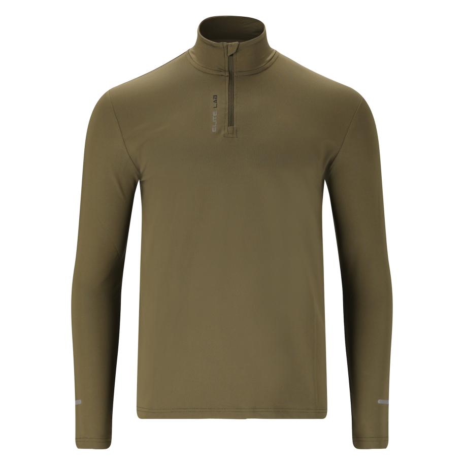 ELITE LAB ELITE LAB Functioneel shirt olijfgroen -