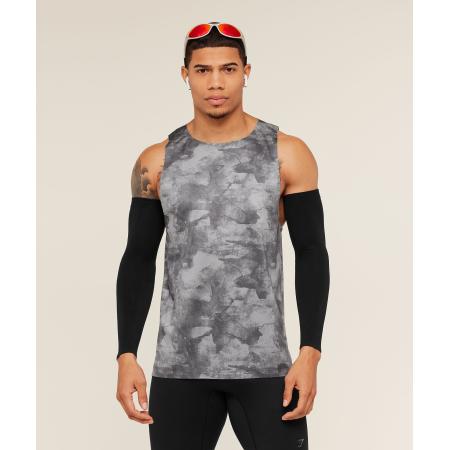 Gymshark Running Elite Tank Smokey Grey/Black