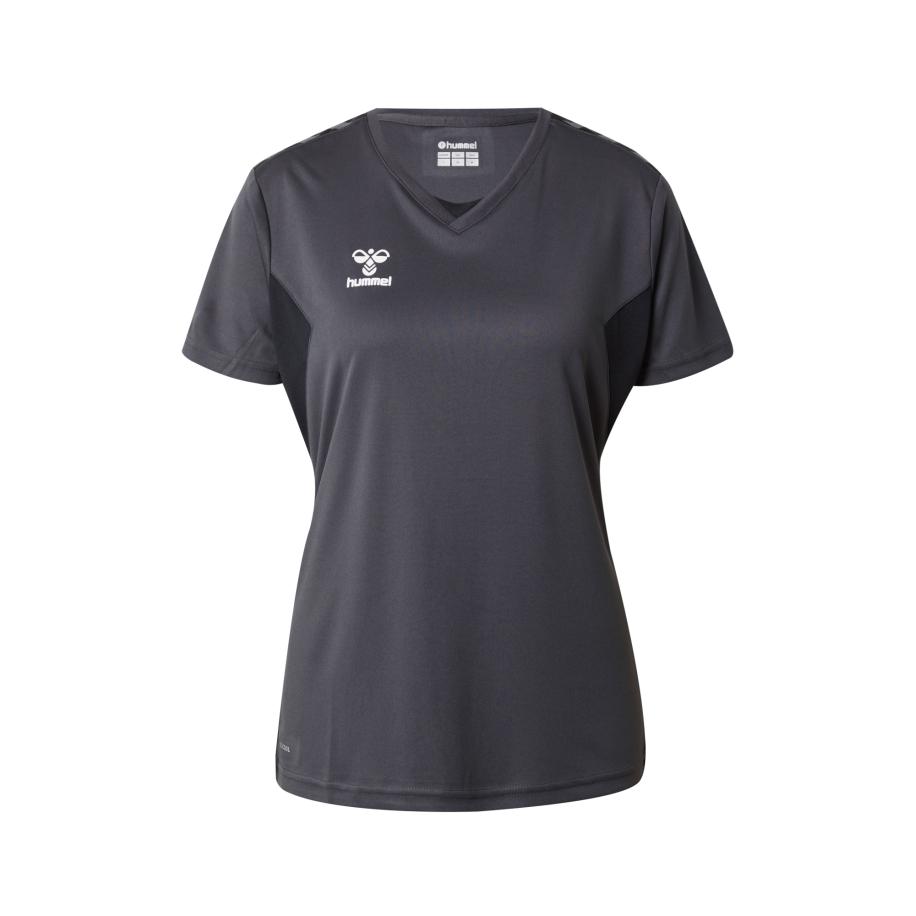 Hummel Hummel Functioneel shirt Authentic antraciet / zwart / wit -