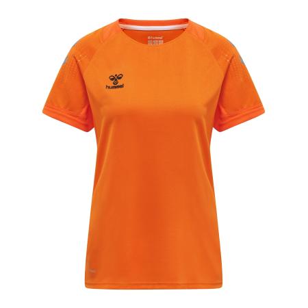 Hummel Hummel Functioneel shirt Lead grijs / oranje / zwart