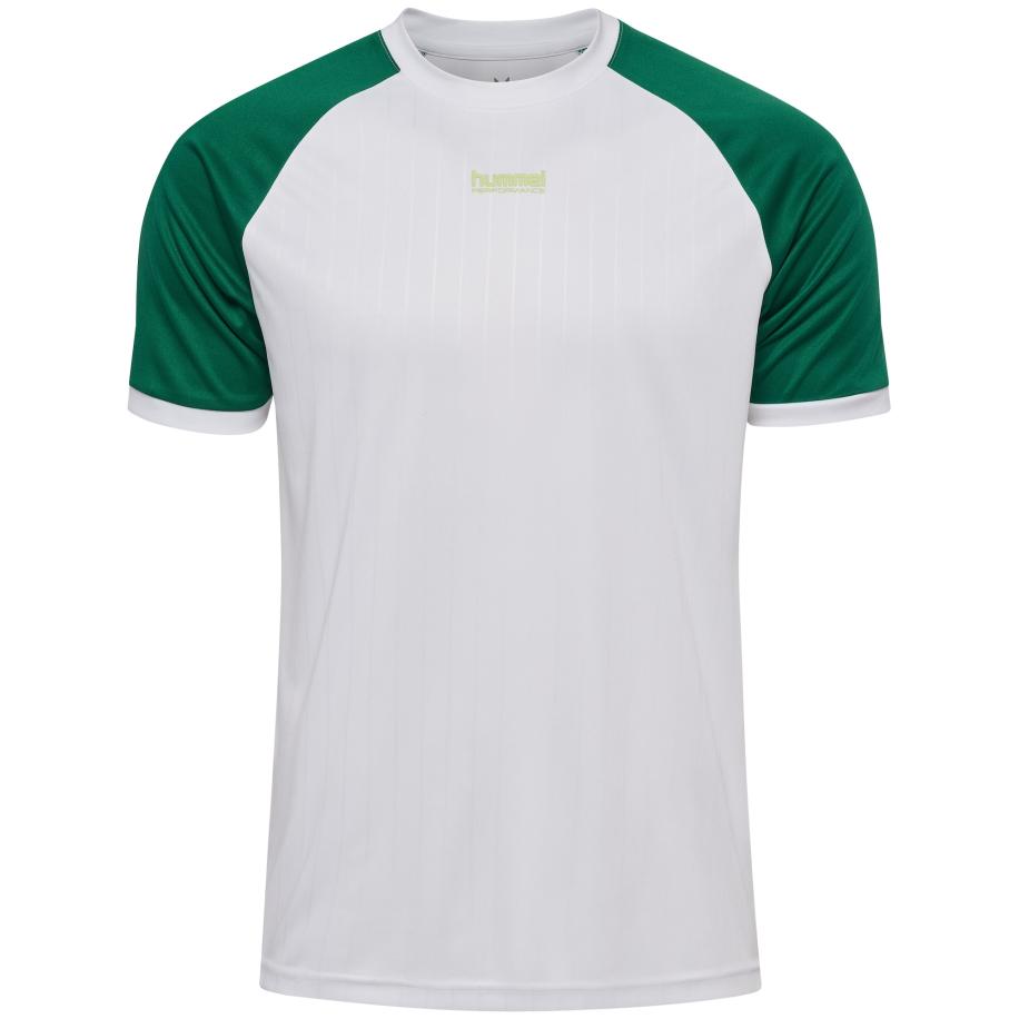 Hummel Hummel Functioneel shirt neongroen / wit -